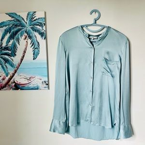Vince Silk Shirt Blouse